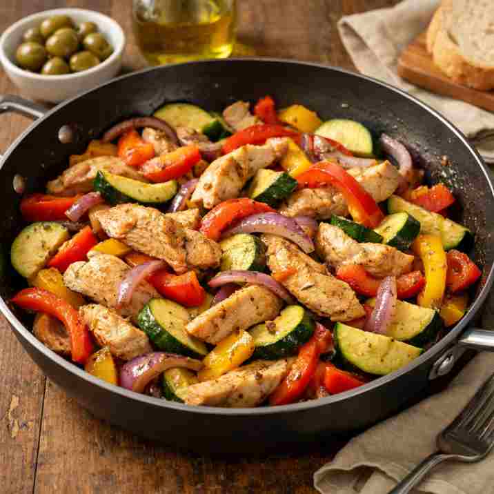 20251224_1427_Mediterranean Chicken Stir-Fry_simple_compose_01kd7s7h7teapa3nfs95y589ee